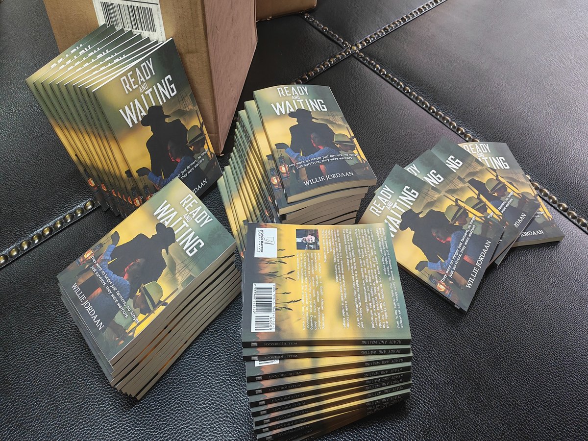 Printed copies of Ready and Waiting by Willie Jordaan